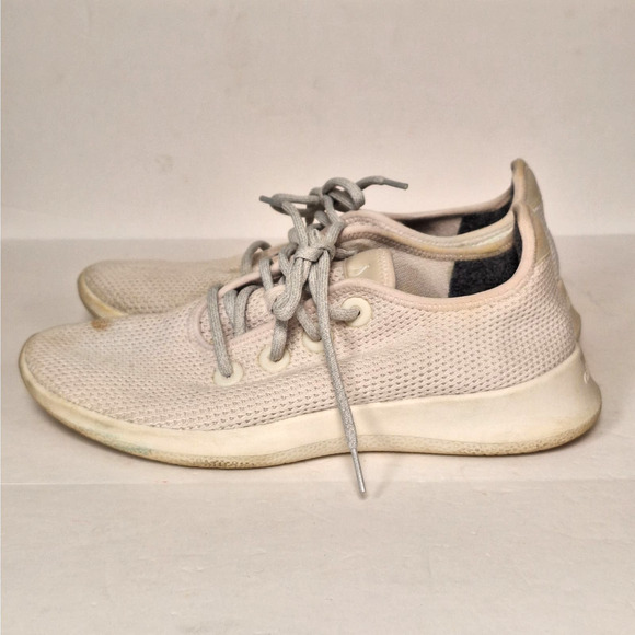 Allbirds Mens Tree Runners Sneakers 9 Kaikoura White Lace Up Low Running Shoes‎ - Picture 6 of 8